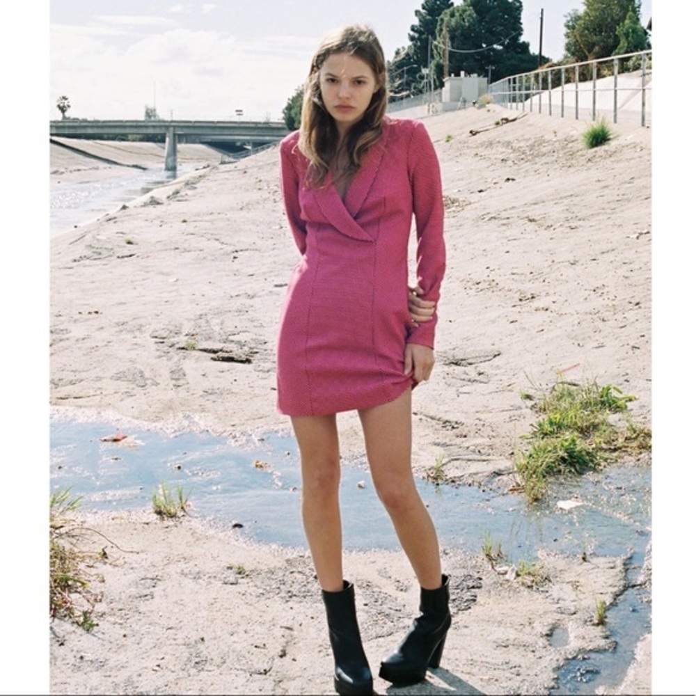 {Zara} Blogger’s Favourite Houndstooth Blazer Dress (XXL, L)